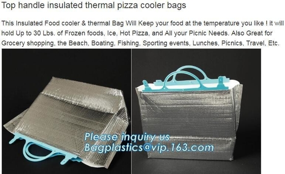 Thermal insulation lunch bag portable cooler bag insulated large capacity insulated picnic bag,thermal leak-proof ice pa