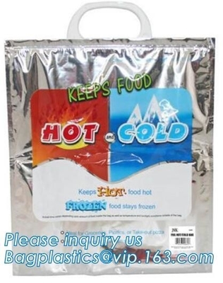 disposable aluminum foil insulated thermal cooler bag,laminated disposable insulation thermal aluminium foil cooler bag