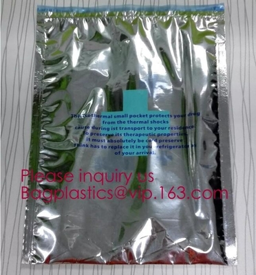 Medical thermal pocket, health foil thermal pack, pharmacisf,medical insulation bags,foil thermal insulated storage cool