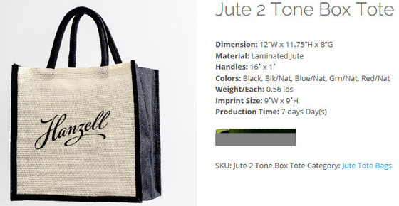 Jute big bag,jute tote with front pocket,tote box,laminated jute bag,Excellent quality low price importer of jute tote s