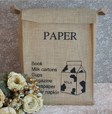Private Label Portable Foldable Storage Woven Laundry Jute Basket Bin,Cotton Rope Storage Basket/ Jute Woven Planter Bas