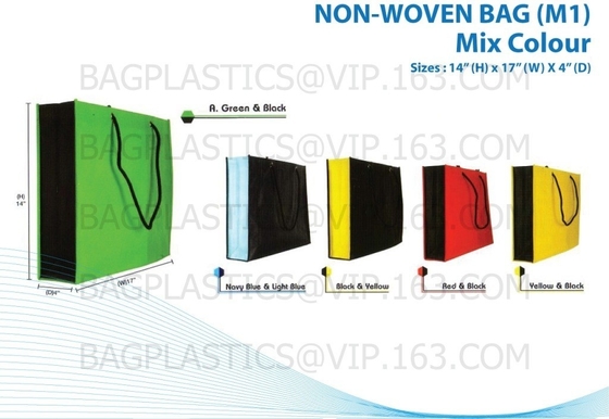 Custom Promotional wine shopping tote fabric polypropylene laminated pp non woven bag, recyclable red cheap non woven ba