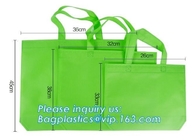 Fast Delivery Custom Printed Your Own Brand Laminated Non Woven Bag, round bottom PP laminated bopp laminated non woven