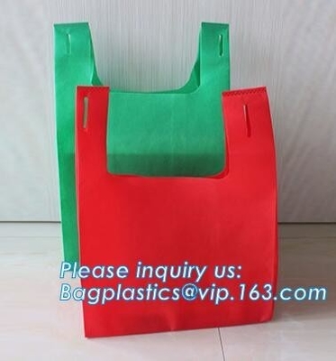 Promotional Custom Logo Printed Non Woven Bag, Cheap plain promotional tote non woven bag with logo printing, bagease,