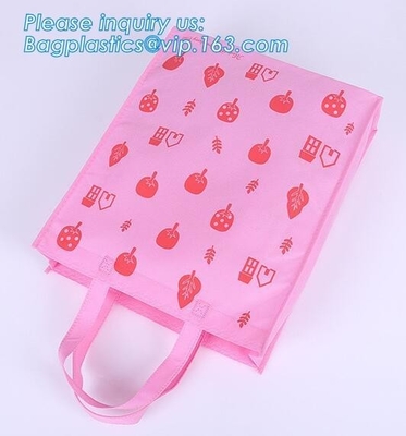 Wholesale Cheap Price Custom Printed Eco Friendly Tote Grocery Shopping Fabric PP Laminated Recyclable Non Woven Bag