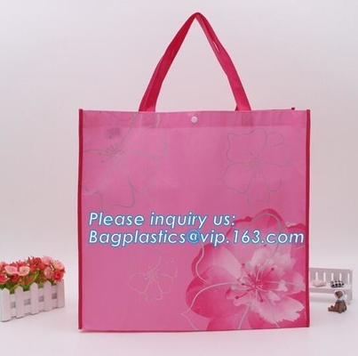 Wholesale Cheap Price Custom Printed Eco Friendly Tote Grocery Shopping Fabric PP Laminated Recyclable Non Woven Bag