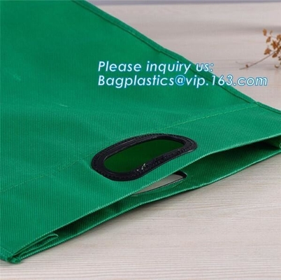 Embossed glossy metallic non woven bag zipper bags, Reusable Shopping Grocery Non Woven Bag Tote Shopper, bagease, pac