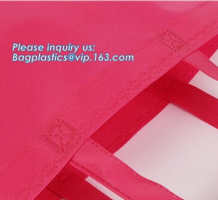 Factory Promotional Custom Logo printed Non Woven Bag， Fashional hot sale reusable tnt tnt laminated non woven bag, pak,