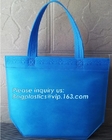 wholesale fashion 38*42*10cm 80gsm 100% pp non woven bag with handle, gusset and bottom, Promotional Custom Logo Printed