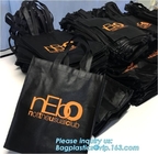 Wholesale high promotion laminated recyclable advertising logo pp printing grocery custom tote shopping non woven bag