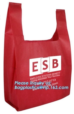 Promotional custom metallic laminated non woven bag, fabric reusable shopping bag, eco friendly non woven bag, pak, pkg