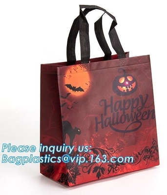 Halloween All Hallow factory manufacture reusable non woven garment bag/guangzhou non woven bag/non woven gift tote bag