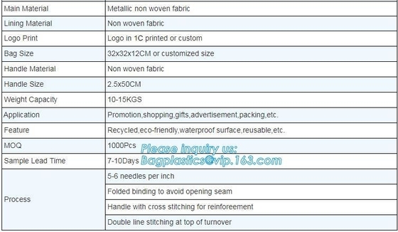 cheapest pp non woven bag,high quality non woven tote bag,custom non-woven packaging bag, Promotional custom printing sh