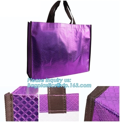 Shopping printing fabric insulated foldable bag, custom pp non woven bag tote bag, Wholesale Clothe Storage Non Woven Ba