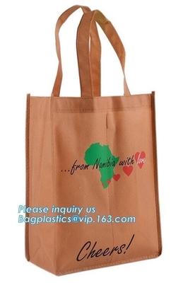 Full color printing non woven bag made by 80gsm fabric non-woven shopping bag for shopping package, bagplastics. bagease