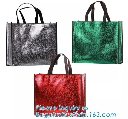 Custom collapsible reusable folding non woven bag murah shopping bags, Recycelable non woven bag carry shopping bag