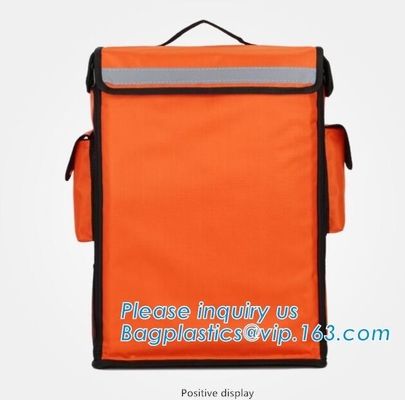 high quality whole foods backpack food delivery cooler bag with custom logo, rpet bag, thermal bag, food delivery packag