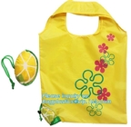 Custom Recyclable Foldable Polyester Shopping Bag with any pattern,Various Fabric and Pattern reusable polyester shoppin
