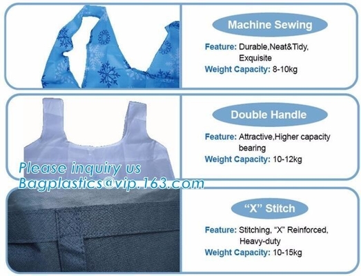 German Supermarket Recycling Polyester Foldable Shopping Bag Foldaway Recycle Polyester Bag,polyester/ nylon draw string