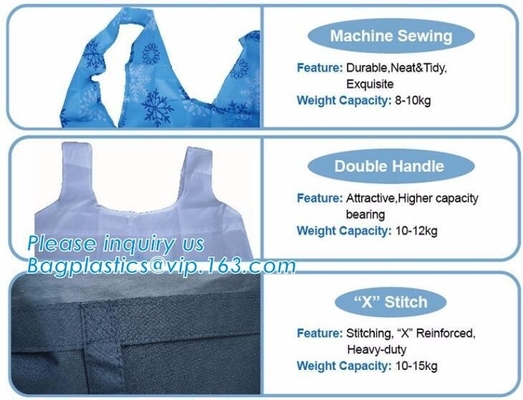 German Supermarket Recycling Polyester Foldable Shopping Bag Foldaway Recycle Polyester Bag,polyester/ nylon draw string