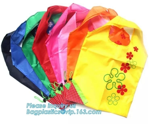 Fashionable Foldable Polyester Shopping Bag,Wholesale Eco-friendly Fruit Design Folding Recycled Polyester Shopping Bag