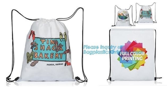 heat transfer logo printing waterproof drawstring bags,polyester tote bag,reusable polyester bags,polyester tote bag bla