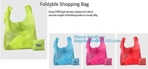 Nylon folding pocket foldable polyester shopping bag,Fashionable 420D Custom Logo Polyester Drawstring Bag bagease pack