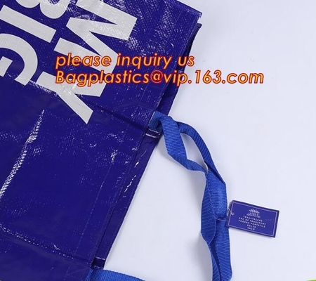 Large Capacity Full Color Printed Laminated Pp Woven Plastic Shopping Bag,eco-friendly, reusable, durable, recyclable an