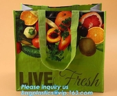 Reusable Advertising PP Woven Shopping Bag,Custom Laminated Shopping PP Woven Bag Promotional Tote Bag, bagplastics pack