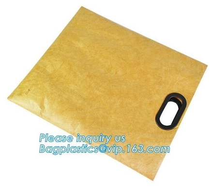 Waterproof reusable brown paper collapsible shopping bags custom logo printed Tyvek bags,Eco friendly waterproof tyvek p