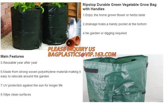 Heavy Duty Biodegradable Garden Bags Potato Grow Murphy PE Fabric Gallon Durable