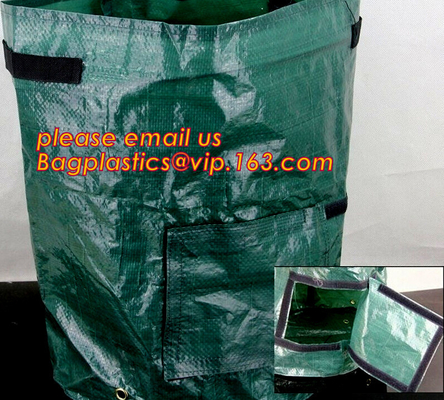 40 Gal Grow Biodegradable Garden Bags Aeration Fabric Pots Breathable With Handles