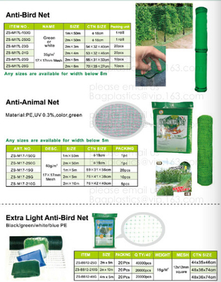 anti-animal net,anti-animal wire,glass fibe olain weaving net,idea net,home net,extruded net,breathable fruit bag,garden