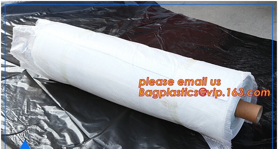 UV Resistant Black White PE/Polyethylene/Poly Reflective Plastic Mulch Film for Agricultural Ground Cover Layer BAGEASE