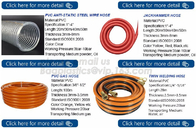 Transparent PVC Spiral Pipe Plastic Hose With Spring Steel Wire Reinforcement
