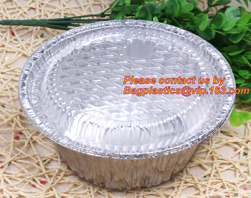 disposable food packaging aluminum foil container, tray, box Customised food Aluminum Foil, bakery box, bakery container