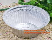 disposable food packaging aluminum foil container, tray, box Customised food Aluminum Foil, bakery box, bakery container