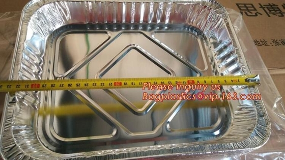 Well Selling Catering Tray Fast Food Disposable Foil Container Aluminum Foil Container Aluminum Container BAGEASE PACKAG