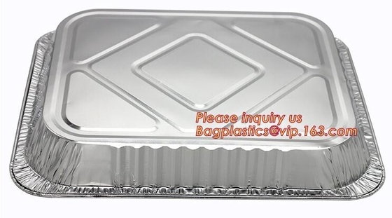 Well Selling Catering Tray Fast Food Disposable Foil Container Aluminum Foil Container Aluminum Container BAGEASE PACKAG