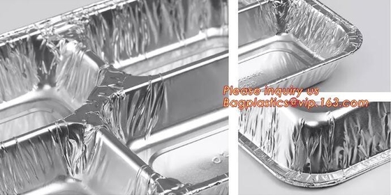Plane Aluminium Foil Food Container Airline Aluminum Foil Container For Airline,Lunch Box Aluminium Foil Container