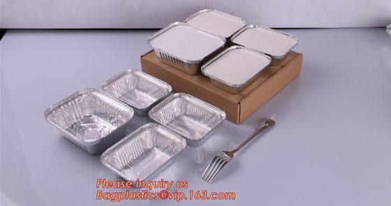 sealable aluminum foil takeaway containers,different shapes capacity take away disposable aluminum foil food container/t