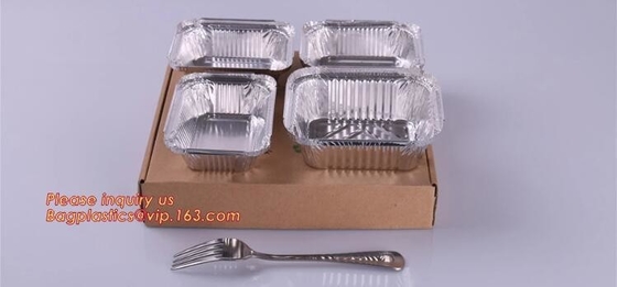 sealable aluminum foil takeaway containers,different shapes capacity take away disposable aluminum foil food container/t