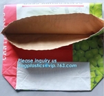 50kg 25kg 20kg capacity kraft paper laminated pp woven bag with inner paper bag food,industries use bag Kraft paper PP w
