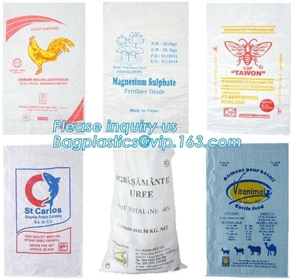 China manufacture high quality free sample recycled printed pp woven bag,beef cattle feed bag BOPP Laminated PP Woven Ba