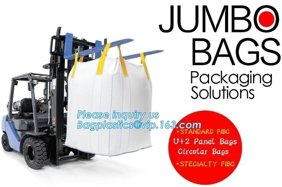 1 Ton 1000kg Pp Woven Jumbo Fibc Bag Feed Grade New Pp Material Sugar