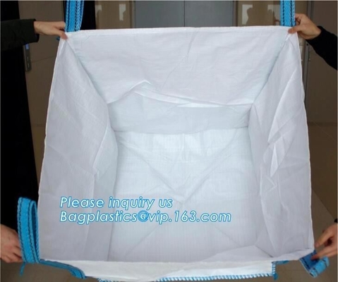 1 Ton Super Sack Pp Woven Big Bags For Bulk Fertilizer Packing / Bagease