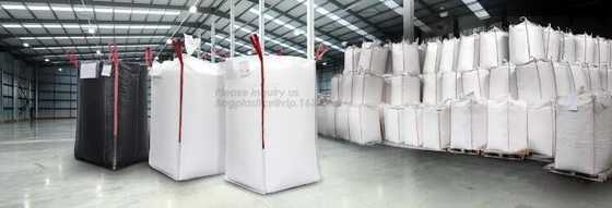 100% Pp Woven FIBC Jumbo Bags , Pp Jumbo Bags For Sand Polypropylene