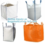 100% PP FIBC Jumbo Bags Breathable Bulk , Mesh Jumbo Bag For Firewood Potato