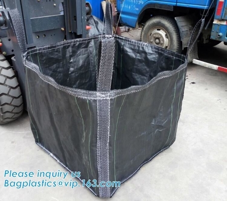 Polypropylene Woven FIBC Jumbo Bags , Plastic Jumbo Bag Building Material FIBC Bulk