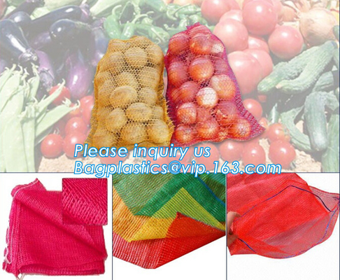 50kg pe raschel firewood leno mesh bag with factory price,Plastic PE raschel mesh net potato bags 50kg, HDPE mesh bag fo